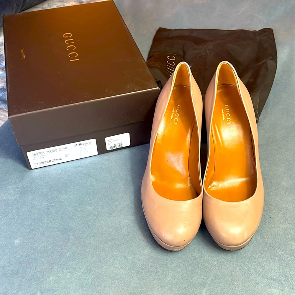 Gucci Napa Charlotte Pumps